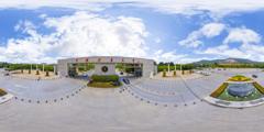 中国矿业大学_航拍大门 拷贝_1